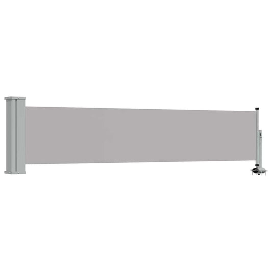Patio Retractable Side Awning 60x300 cm Grey Patio Retractable Side Awning 60x300 cm Grey