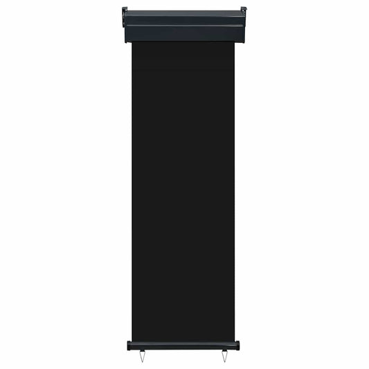 Balcony Side Awning 65x250 cm Black Balcony Side Awning 65x250 cm Black