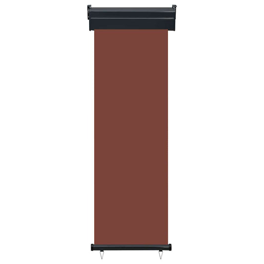 Balcony Side Awning 65x250 cm Brown Balcony Side Awning 65x250 cm Brown