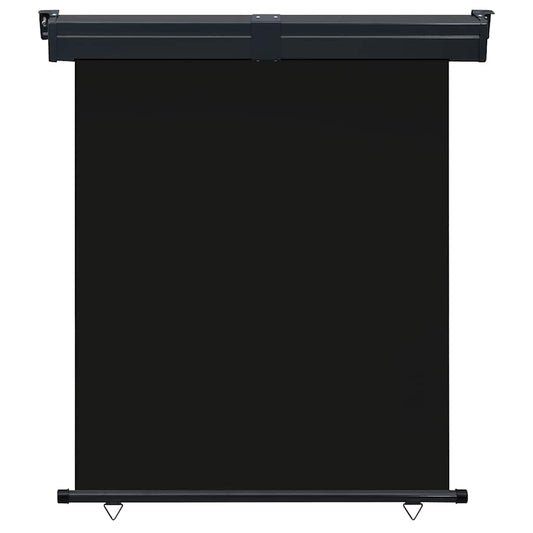 Balcony Side Awning 145x250 cm Black Balcony Side Awning 145x250 cm Black