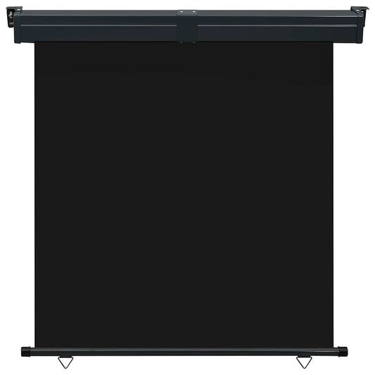 Balcony Side Awning | Black | Steel, aluminium, 100% polyester fabric Balcony Side Awning | Black | Steel, aluminium, 100% polyester fabric