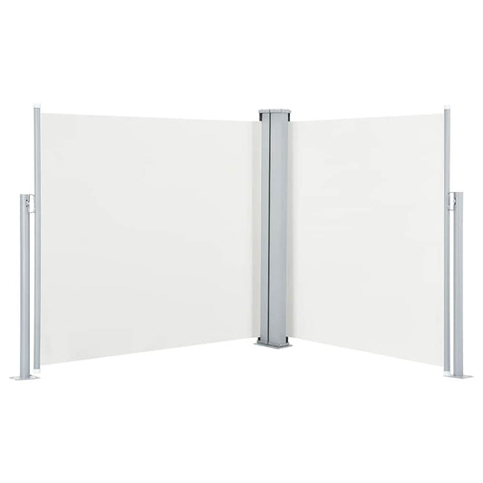 Retractable Side Awning Cream 120x600 cm Retractable Side Awning Cream 120x600 cm