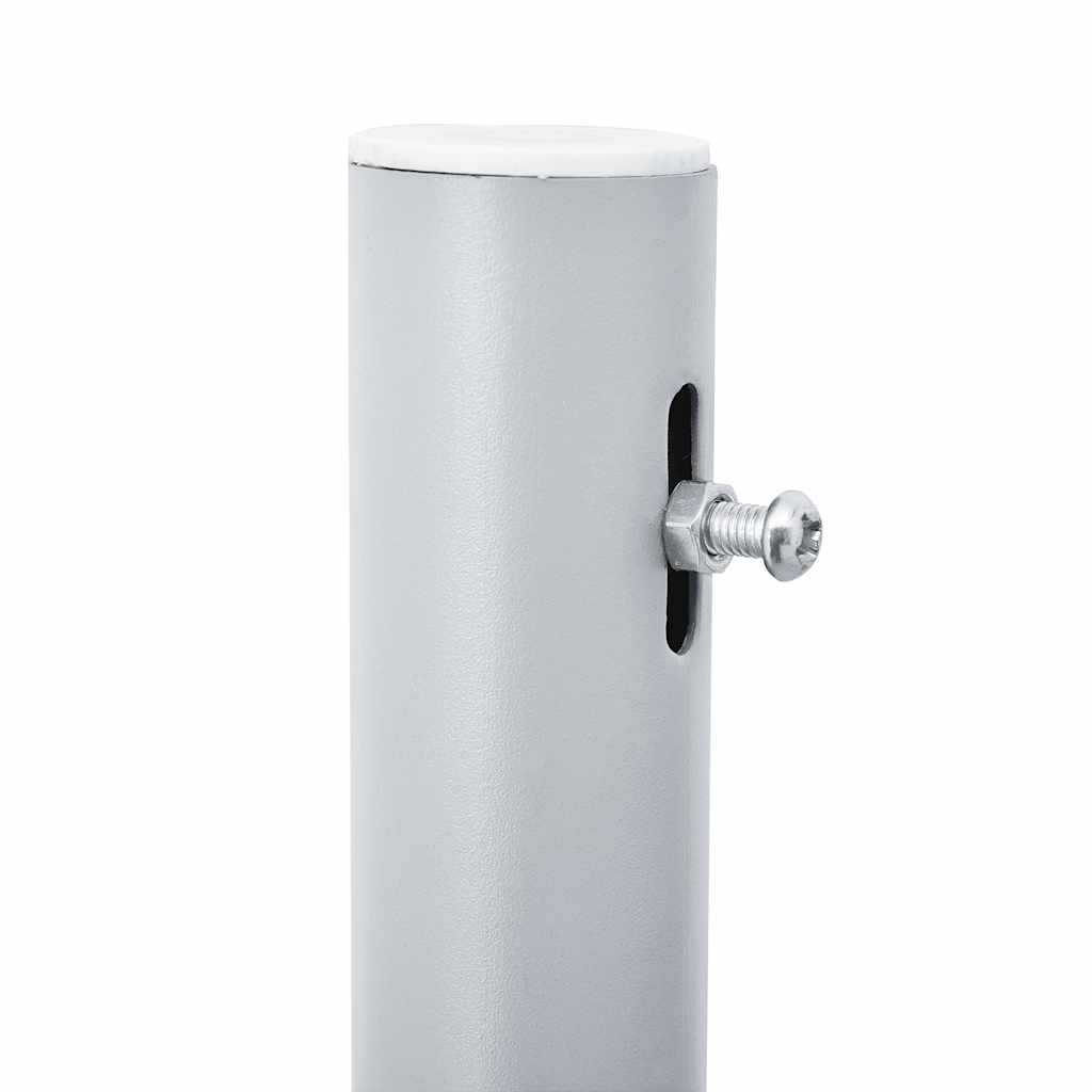48449 vidaXL Retractable Side Awning Cream 120x600 cm