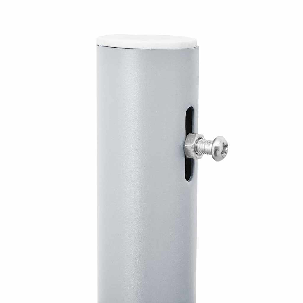48455 vidaXL Retractable Side Awning Cream 140x600 cm
