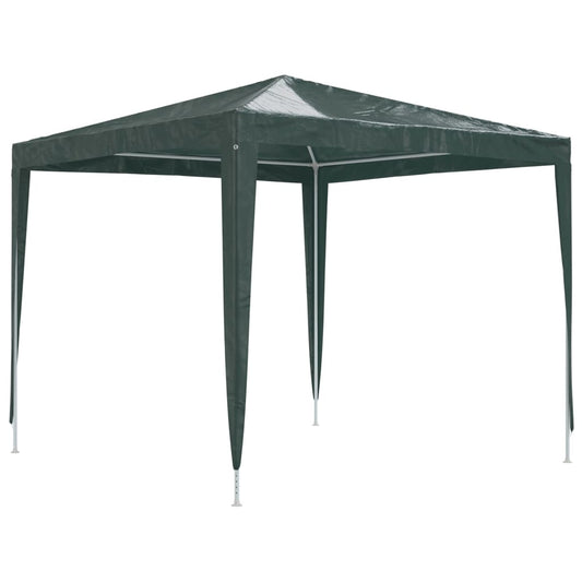 Party Tent | Green | Polyethylene and Steel | 2.5x2.5m | Collapsible Party Tent | Green | Polyethylene and Steel | 2.5x2.5m | Collapsible
