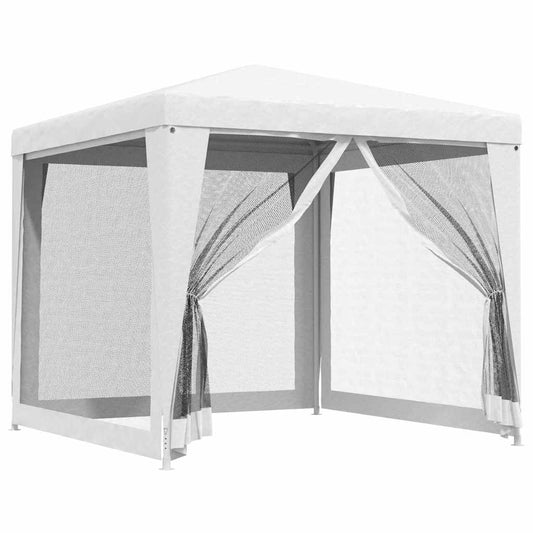 48521 vidaXL Party Tent with 4 Mesh Sidewalls 2,5x2,5 m White 48521 vidaXL Party Tent with 4 Mesh Sidewalls 2,5x2,5 m White