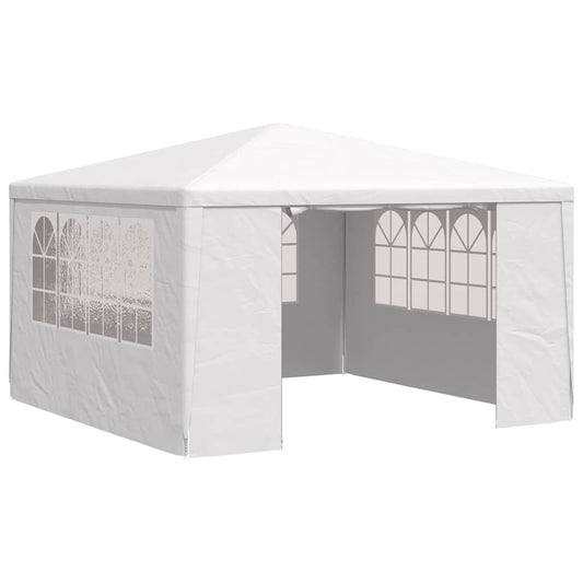 Professional Party Tent with Side Walls 4x4 m White 90 g/m? Professional Party Tent with Side Walls 4x4 m White 90 g/m?