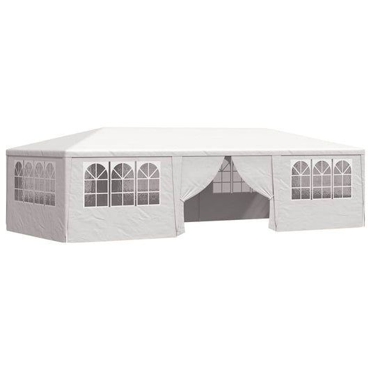 Professional Party Tent with Side Walls 4x9 m White 90 g/m? Professional Party Tent with Side Walls 4x9 m White 90 g/m?