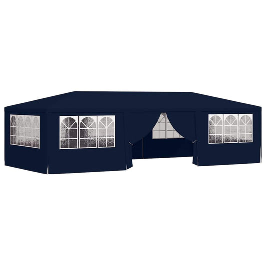 Party Tent | Blue | Polyethylene, Steel | 4x9 metres Party Tent | Blue | Polyethylene, Steel | 4x9 metres