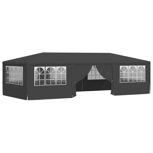 Party Tent | Anthracite | Polyethylene, Steel | 4x9 m | Foldable Party Tent | Anthracite | Polyethylene, Steel | 4x9 m | Foldable
