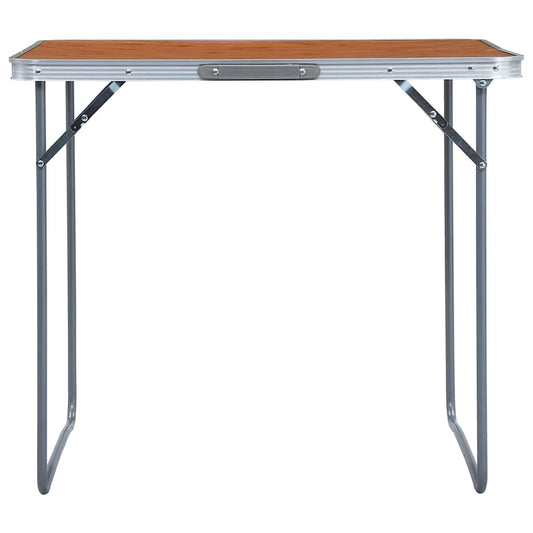48170 vidaXL Foldable Camping Table with Metal Frame 80x60 cm 48170 vidaXL Foldable Camping Table with Metal Frame 80x60 cm