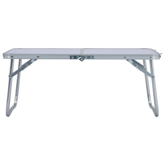Folding Camping Table White Aluminium 60x40 cm Folding Camping Table White Aluminium 60x40 cm