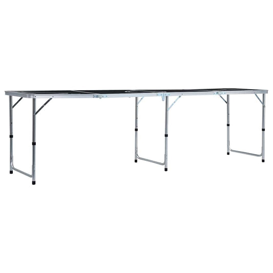 48188 vidaXL Folding Beer Pong Table 240 cm Black 48188 vidaXL Folding Beer Pong Table 240 cm Black