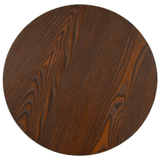 Bistro Table | Dark Brown, Black | MDF, Steel | Small | Durable Bistro Table | Dark Brown, Black | MDF, Steel | Small | Durable