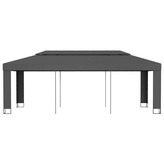 47953 vidaXL Gazebo with Double Roof 3x6 m Anthracite 47953 vidaXL Gazebo with Double Roof 3x6 m Anthracite