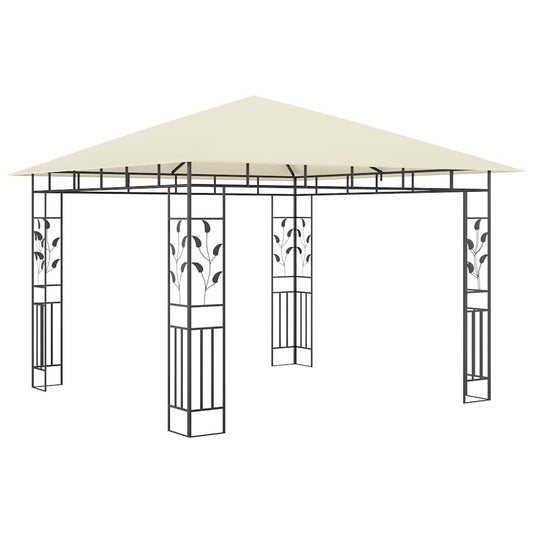 Gazebo with Mosquito Net 3x3x2.73 m Cream 180 g/m² Gazebo with Mosquito Net 3x3x2.73 m Cream 180 g/m²