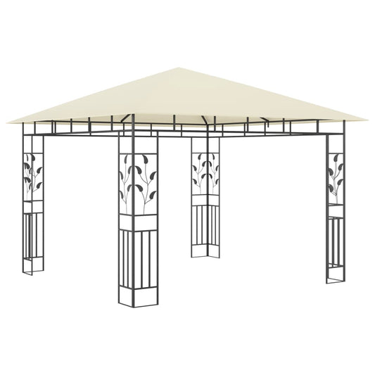 Gazebo with Mosquito Net 3x3x2.73 m Cream 180 g/m² Gazebo with Mosquito Net 3x3x2.73 m Cream 180 g/m²
