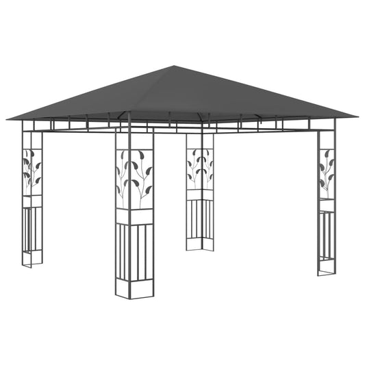 Gazebo | Anthracite | Powder-coated steel, polyester | 3x3x2.73 m Gazebo | Anthracite | Powder-coated steel, polyester | 3x3x2.73 m