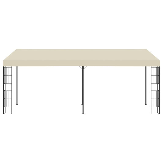 Wall-mounted Gazebo 3x6 m Cream Fabric Wall-mounted Gazebo 3x6 m Cream Fabric