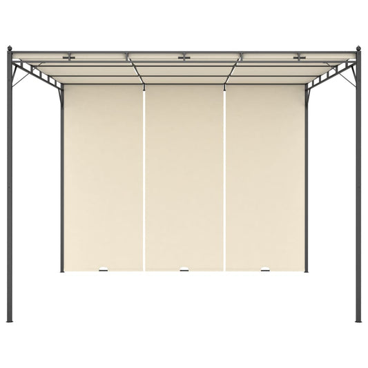 47993 vidaXL Garden Gazebo with Side Curtain 3x3x2,25m Cream 47993 vidaXL Garden Gazebo with Side Curtain 3x3x2,25m Cream