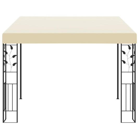 Wall-mounted Gazebo 3x3x2.5 m Cream Wall-mounted Gazebo 3x3x2.5 m Cream