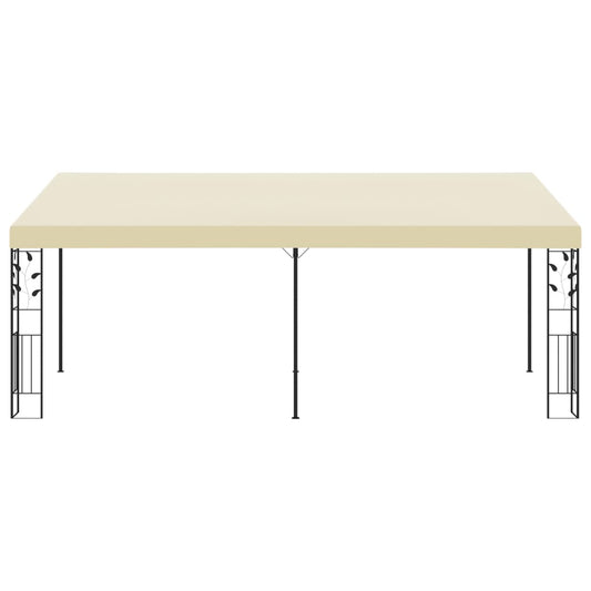 Wall-mounted Gazebo 6x3x2.5 m Cream Wall-mounted Gazebo 6x3x2.5 m Cream