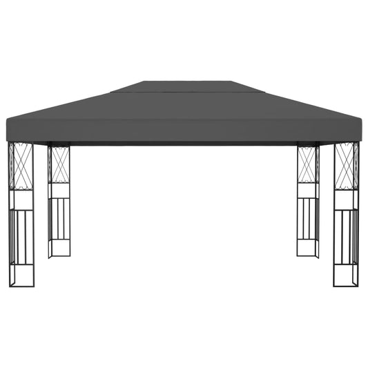Gazebo 3x4 m Anthracite Fabric Gazebo 3x4 m Anthracite Fabric
