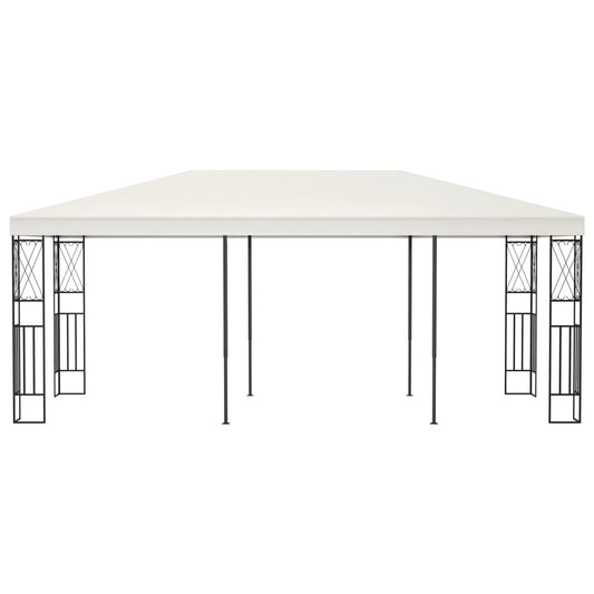 Gazebo 3x6 m Cream Fabric Gazebo 3x6 m Cream Fabric