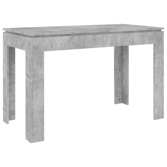 800760 vidaXL Dining Table Concrete Grey 120x60x76 cm Engineered Wood 800760 vidaXL Dining Table Concrete Grey 120x60x76 cm Engineered Wood