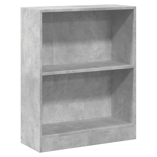 800859 vidaXL Bookshelf Concrete Grey 60x24x76 cm Engineered Wood 800859 vidaXL Bookshelf Concrete Grey 60x24x76 cm Engineered Wood