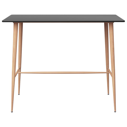 Bar Table Black 120x60x105 cm Bar Table Black 120x60x105 cm