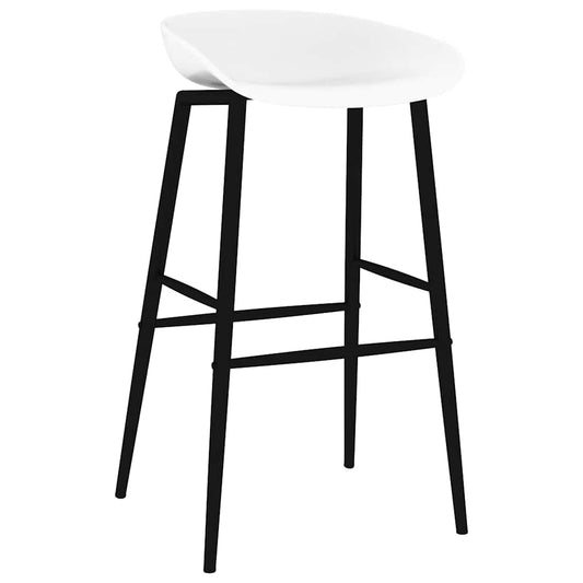 Bar Chairs 2 pcs White Bar Chairs 2 pcs White