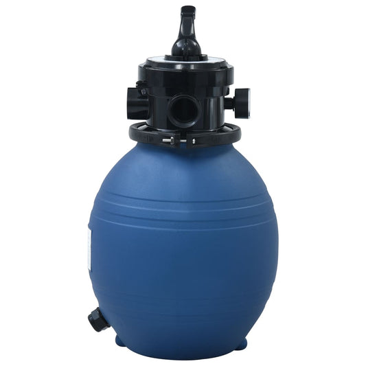 Pool Sand Filter with 4 Position Valve Blue 300 mm Pool Sand Filter with 4 Position Valve Blue 300 mm