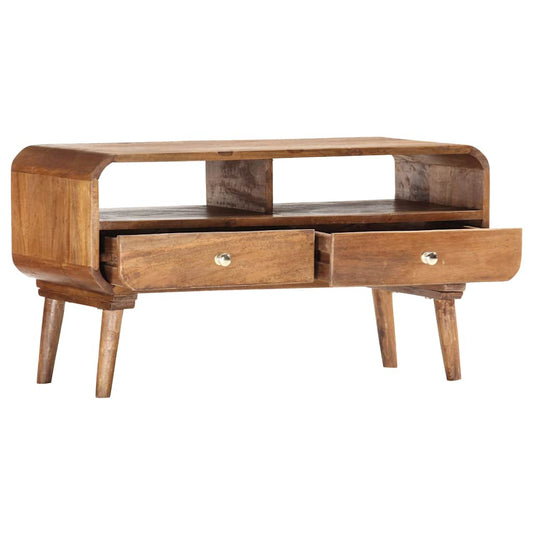 285852 vidaXL TV Cabinet 90x35x47 cm Solid Mango Wood 285852 vidaXL TV Cabinet 90x35x47 cm Solid Mango Wood