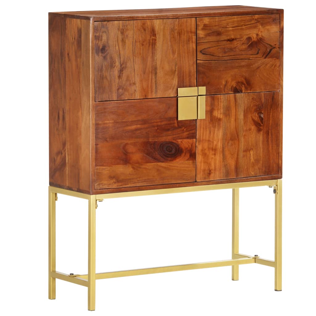 Highboard 80x30x100 cm Solid Acacia Wood