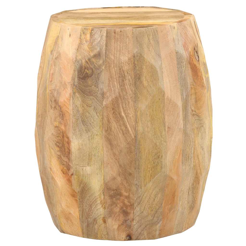 285910 vidaXL Drum Stool Solid Mango Wood