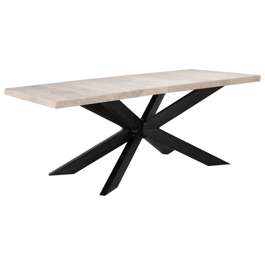 285964 vidaXL Dining Table 180x90x76 cm Solid Bleached Mango Wood 285964 vidaXL Dining Table 180x90x76 cm Solid Bleached Mango Wood
