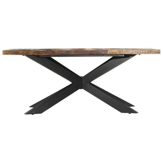 285966 vidaXL Dining Table 180x90x76 cm Solid Reclaimed Wood 285966 vidaXL Dining Table 180x90x76 cm Solid Reclaimed Wood