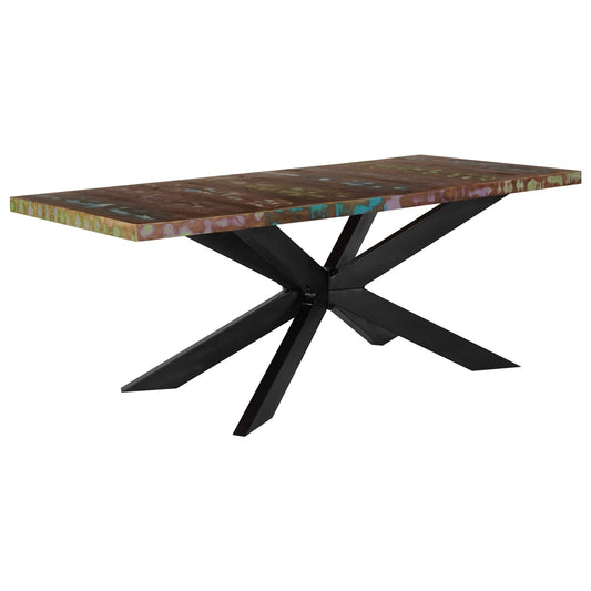 285966 vidaXL Dining Table 180x90x76 cm Solid Reclaimed Wood 285966 vidaXL Dining Table 180x90x76 cm Solid Reclaimed Wood
