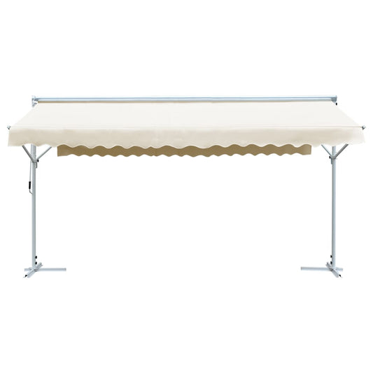 Free Standing Awning 600x300 cm Cream Free Standing Awning 600x300 cm Cream