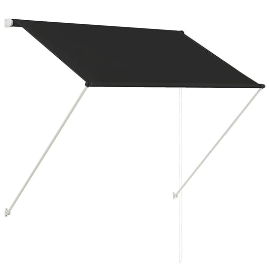 Retractable Awning 100x150 cm Anthracite Retractable Awning 100x150 cm Anthracite