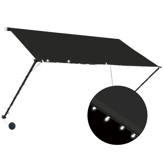 Awning | Anthracite | Steel, Polyester with PA coating | 250 x 150 cm Awning | Anthracite | Steel, Polyester with PA coating | 250 x 150 cm