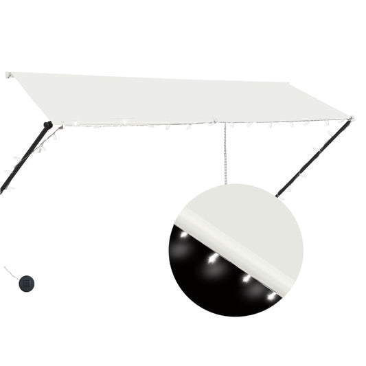 Awning | Cream | Steel | 300x150 cm | Retractable | Awning Awning | Cream | Steel | 300x150 cm | Retractable | Awning