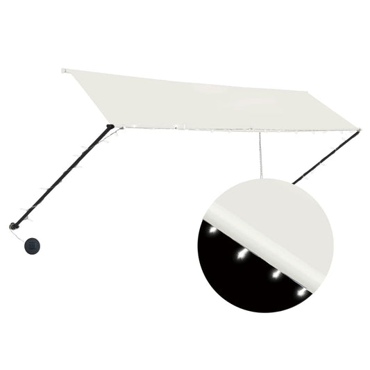 Awning | Cream | Steel frame, 100% polyester canopy with PA coating Awning | Cream | Steel frame, 100% polyester canopy with PA coating