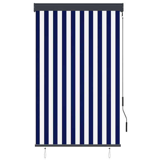 145955 vidaXL Outdoor Roller Blind 100x250 cm Blue and White 145955 vidaXL Outdoor Roller Blind 100x250 cm Blue and White