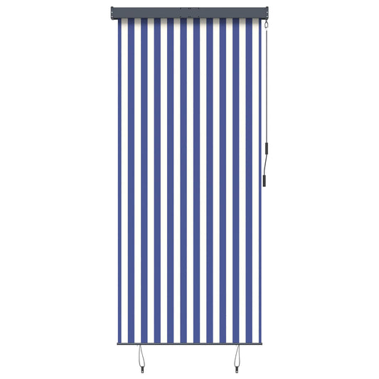 145961 vidaXL Outdoor Roller Blind 120x250 cm Blue and White 145961 vidaXL Outdoor Roller Blind 120x250 cm Blue and White