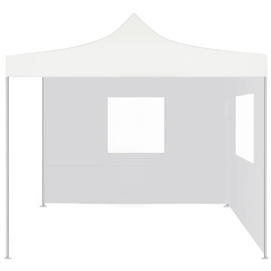 48862 vidaXL Professional Folding Party Tent with 2 Sidewalls 3x3 m Steel White 48862 vidaXL Professional Folding Party Tent with 2 Sidewalls 3x3 m Steel White