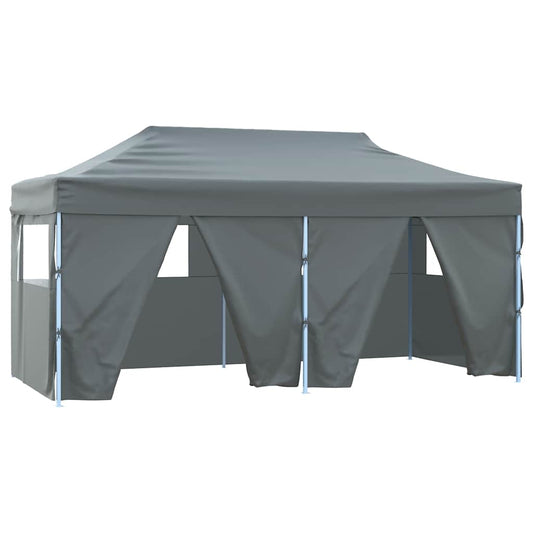 Professional Folding Party Tent 4 Sidewalls 3x6 m Anthracite Professional Folding Party Tent 4 Sidewalls 3x6 m Anthracite