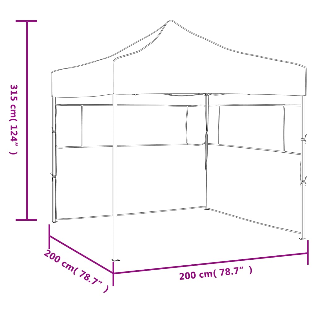 Party tents Blue Oxford Fabric
