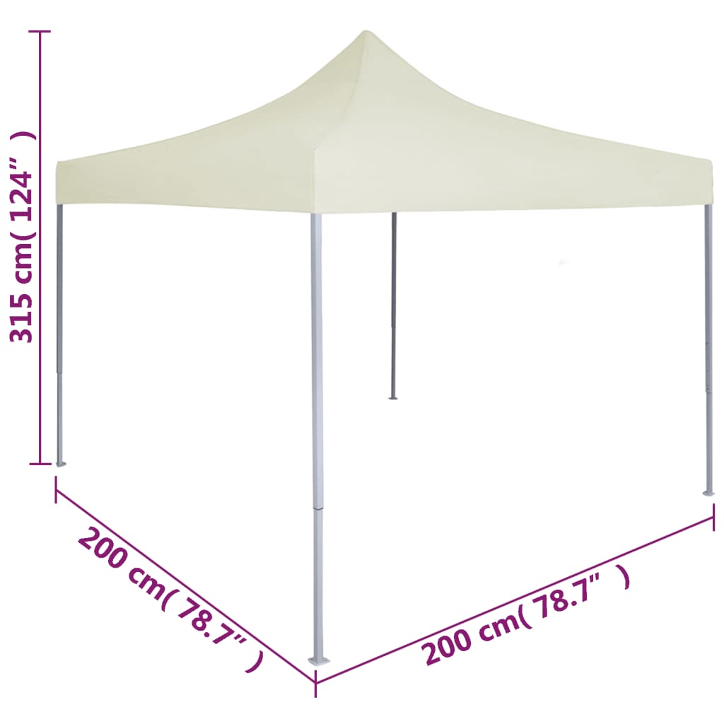 Party tents Cream Oxford Fabric